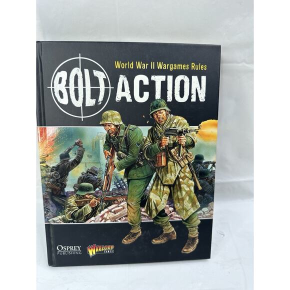 Bolt Action: World War II Wargames (Hardcover Game Book) First Edition Core Rule - Picture 1 of 2